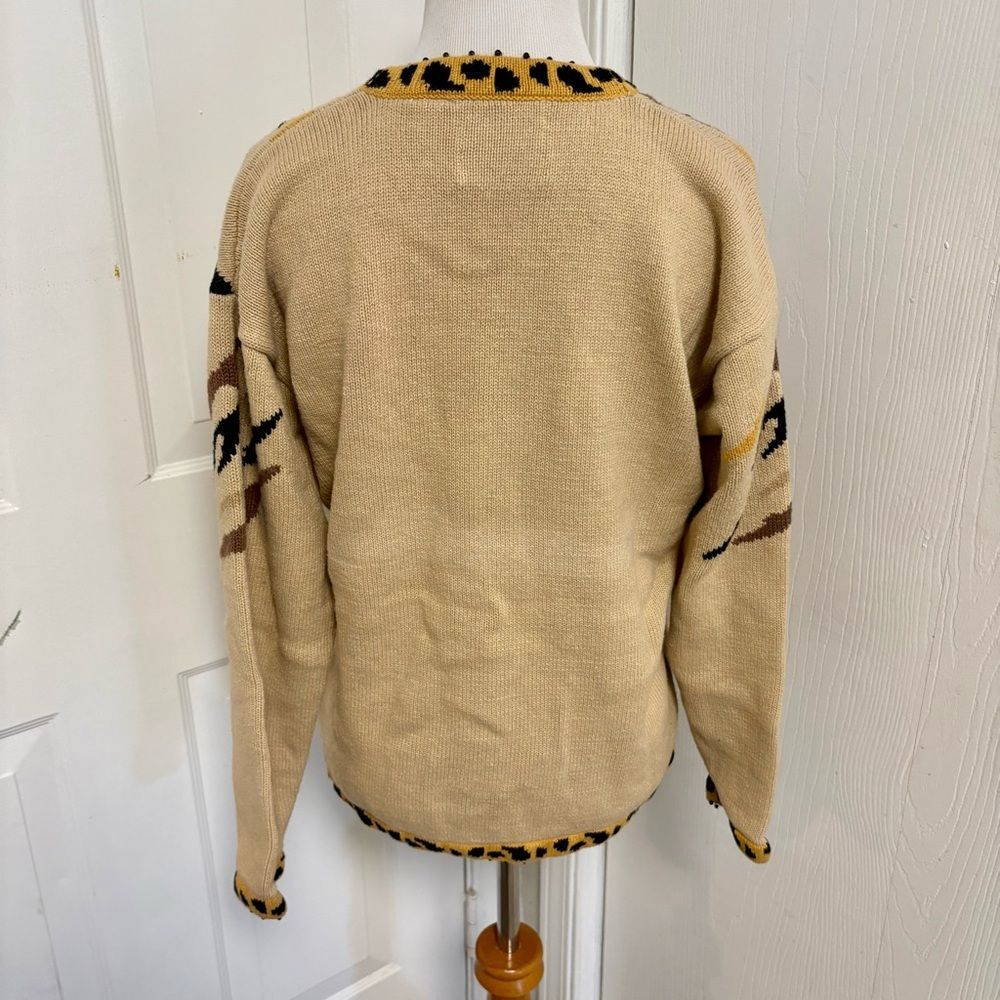 Vintage Storybook Knits Tiger Cardigan G4 - Picture 4 of 6